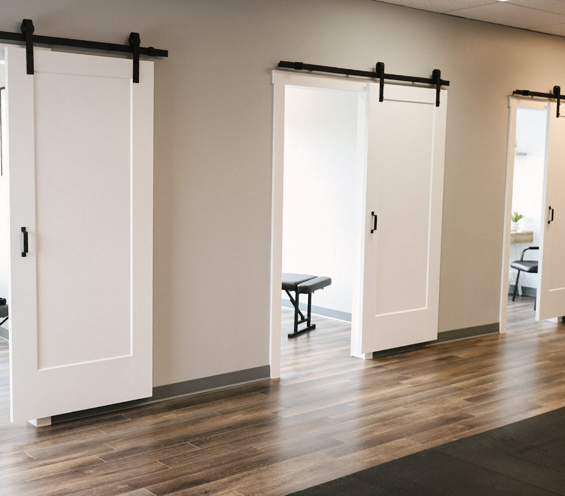 Chiropractic treatment rooms